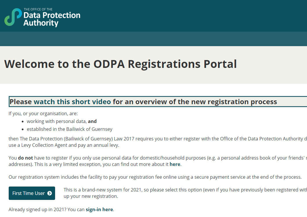ODPA Front end Login for Web Portal ODPA Front end Login for Web Portal